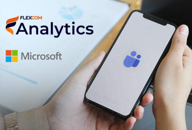 Flexcom Analytics solution integrated with Microsoft TEAMS