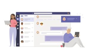 Interface de microsoft Teams pour illustrer l'article